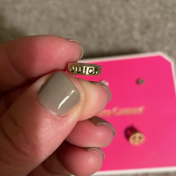 Juicy Couture peace sign earrings - Picture 2 of 4